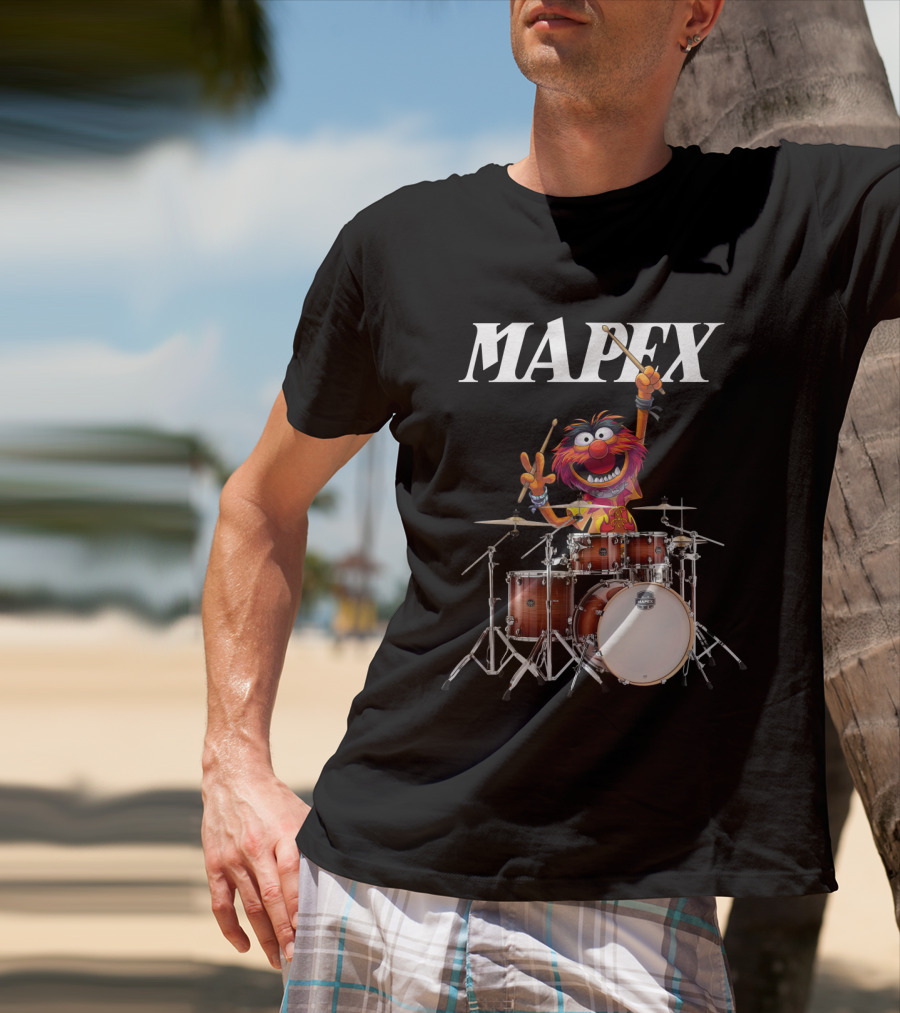 The Muppet Show Animal With Mapex Drums T-Shirt
