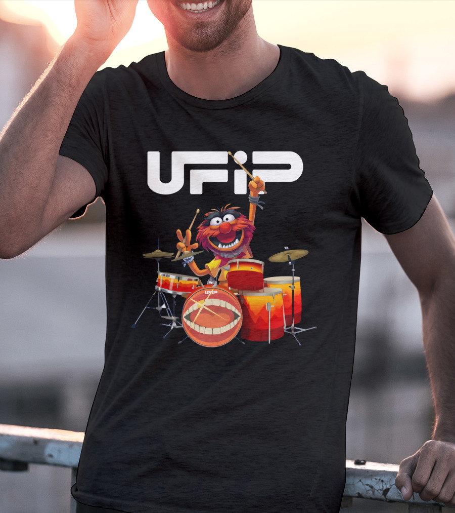 The Muppet Show Animal Playing Drums UFIP T-Shirt