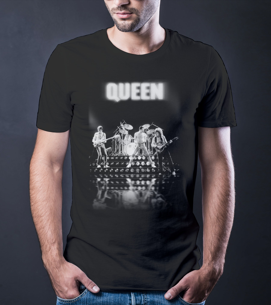 Queen Iconic Concert Stage Performance T-Shirt