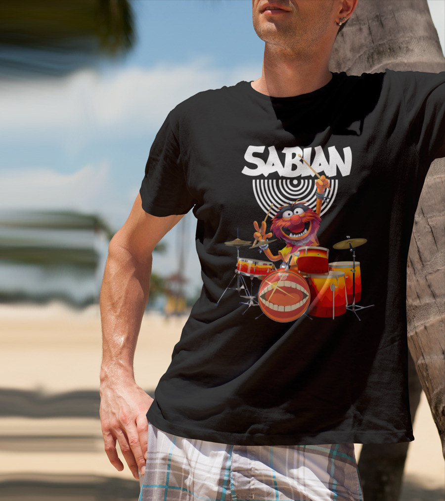 The Muppets Animal Sabian Drums T-Shirt