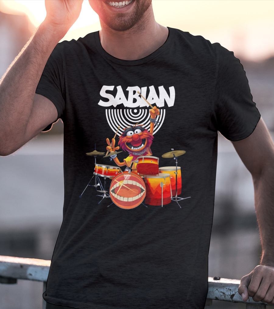 The Muppets Animal Sabian Drums T-Shirt