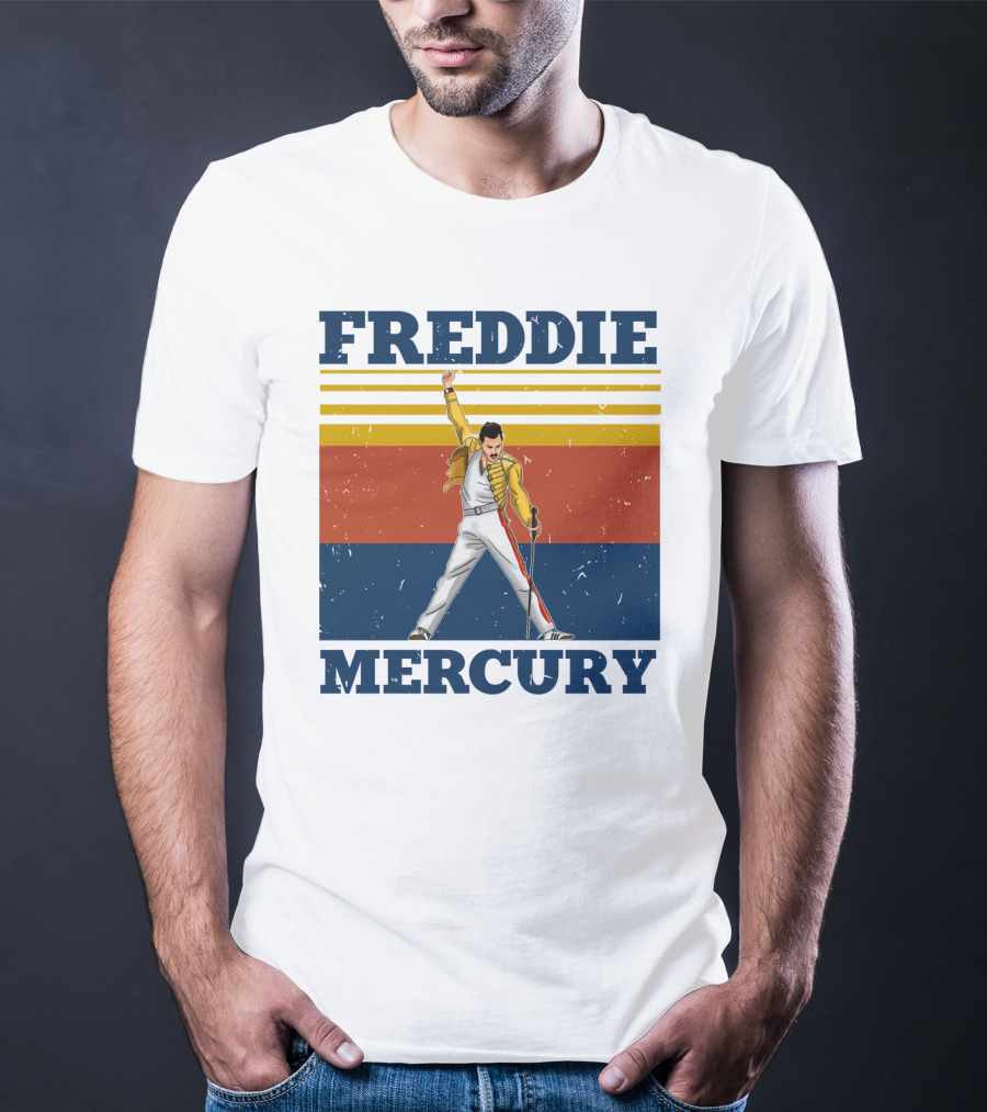 FREDDIE MERCURY Yellow Jacket T-Shirt