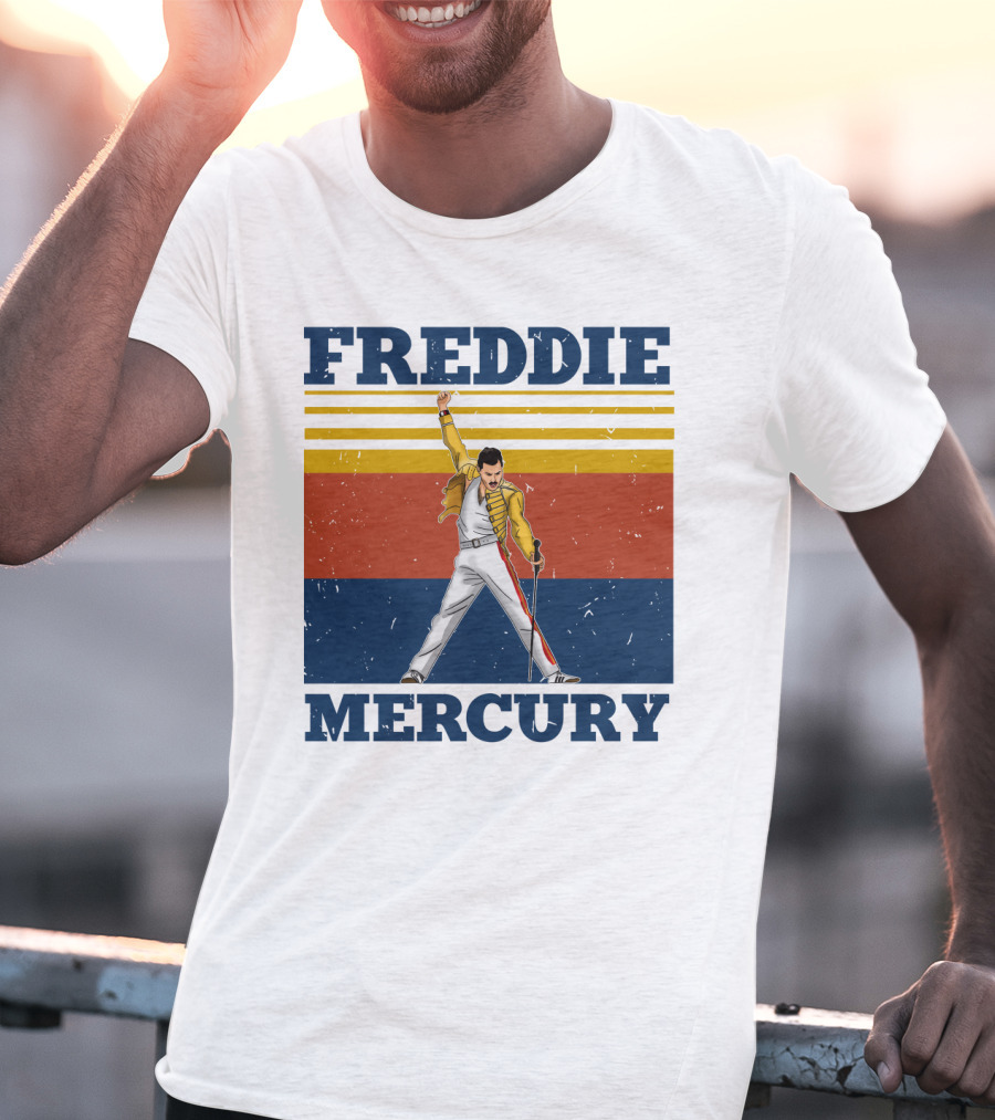 FREDDIE MERCURY Yellow Jacket T-Shirt