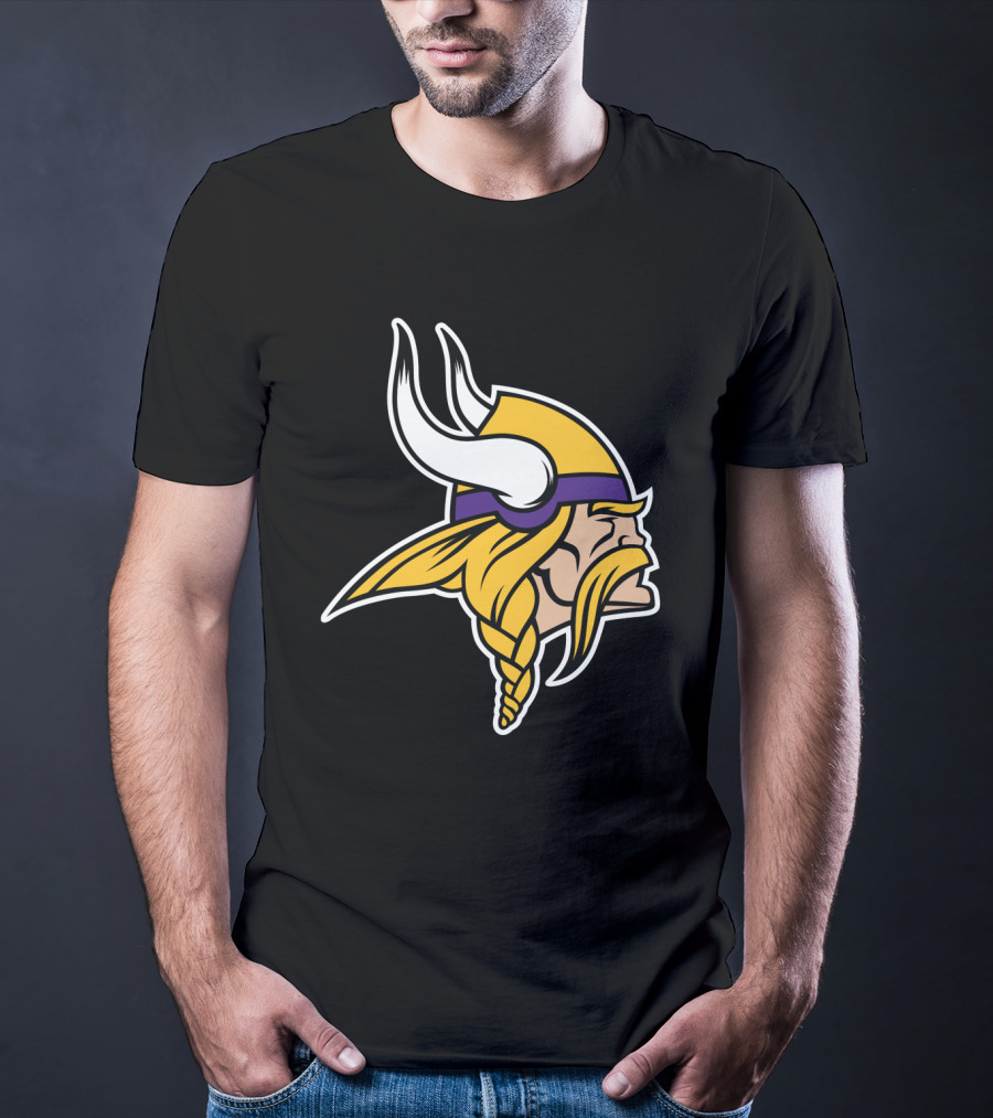 Minnesota Vikings Viking Head T-Shirt