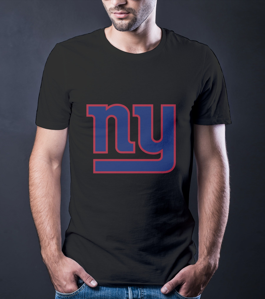 New York Giants Classic Blue And Red T-Shirt