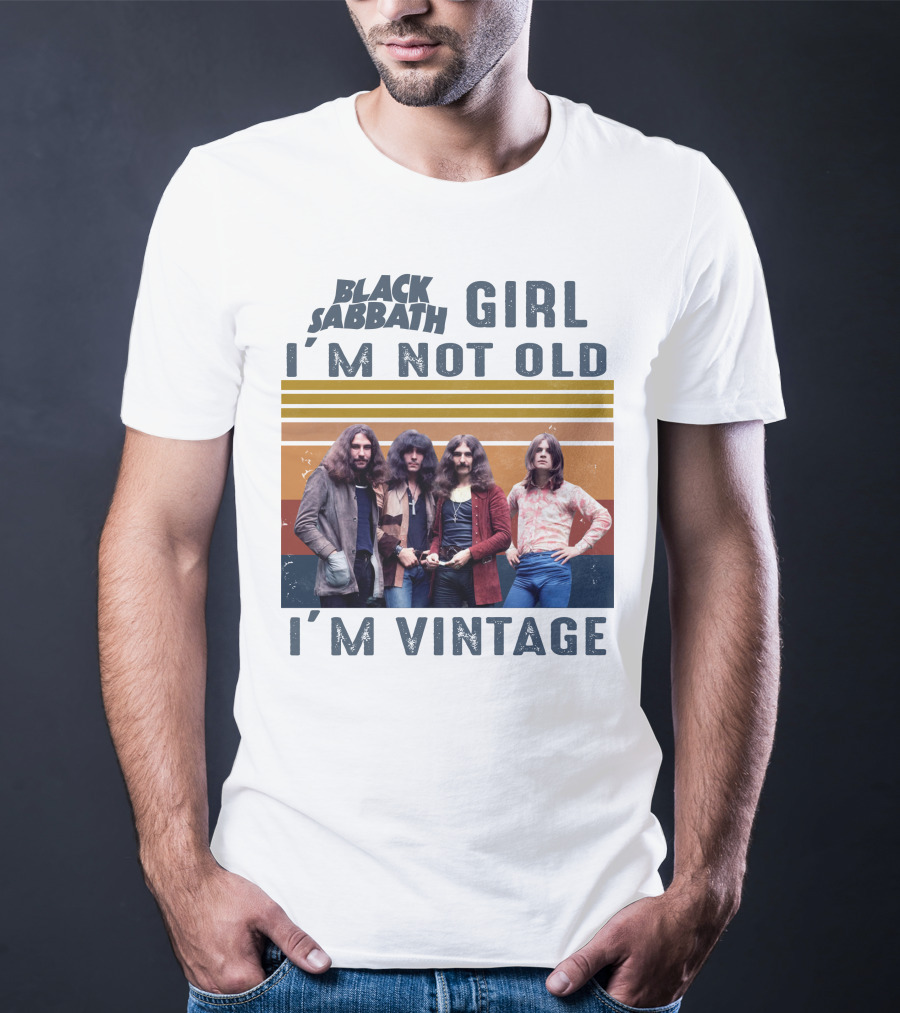 Black Sabbath Girl I'm Not Old I'm Vintage T-Shirt
