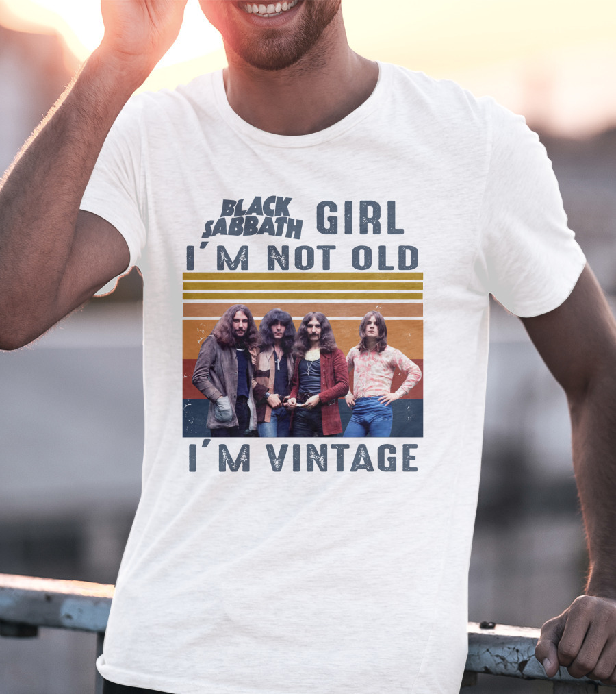 Black Sabbath Girl I'm Not Old I'm Vintage T-Shirt