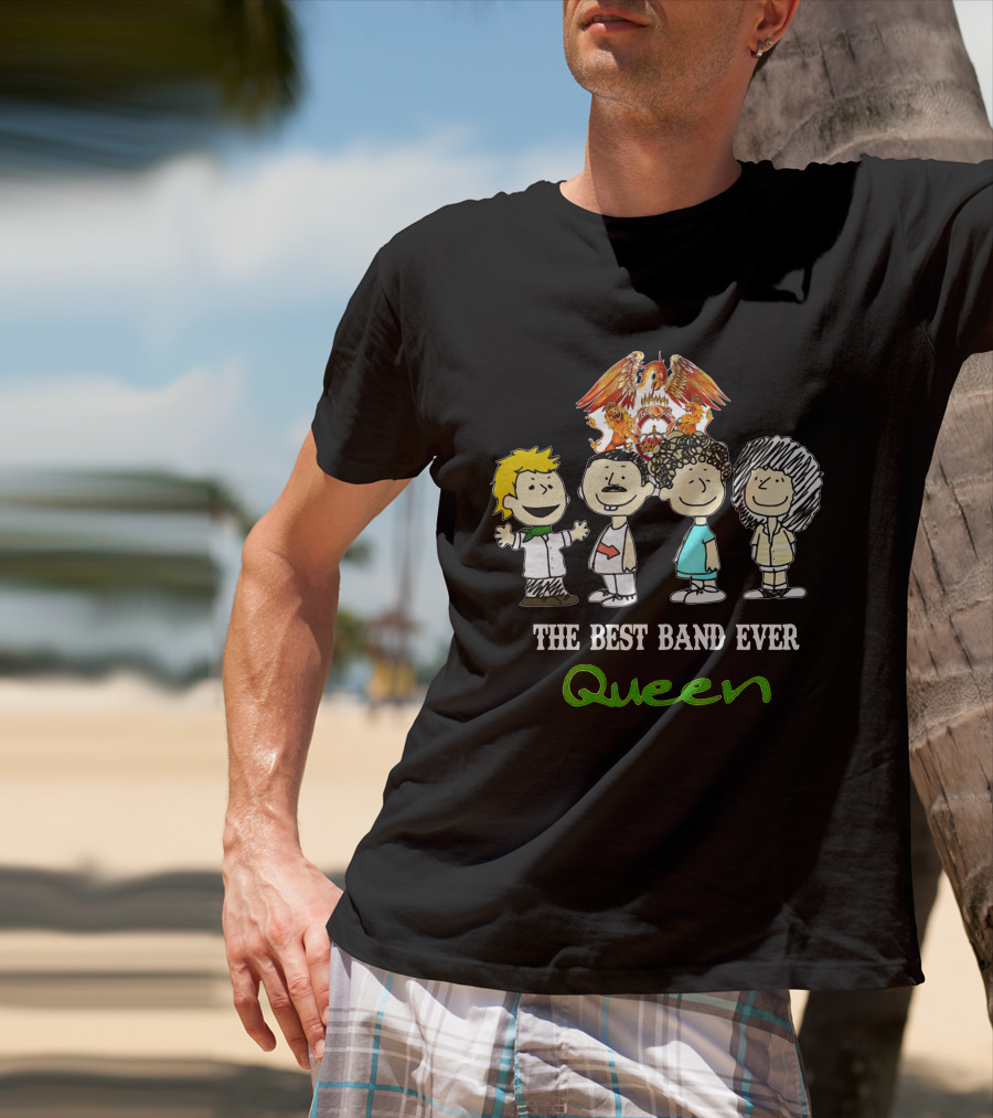 The Best Band Ever Queen Peanuts Snoopy And Friends T-Shirt