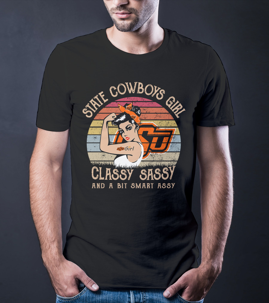 State Cowboys Girl Classy Sassy And A Bit Smart Assy T-Shirt