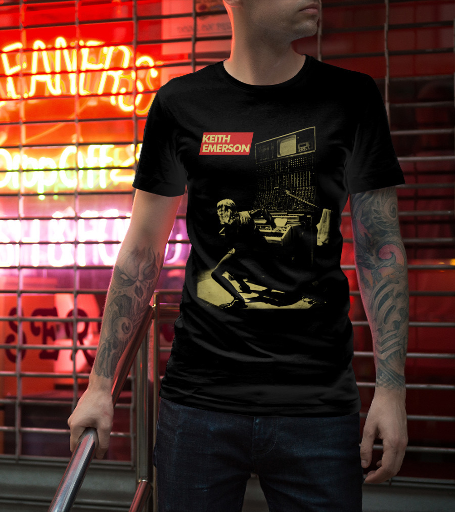 Keith Emerson Vintage Synthesizer Performance T-Shirt