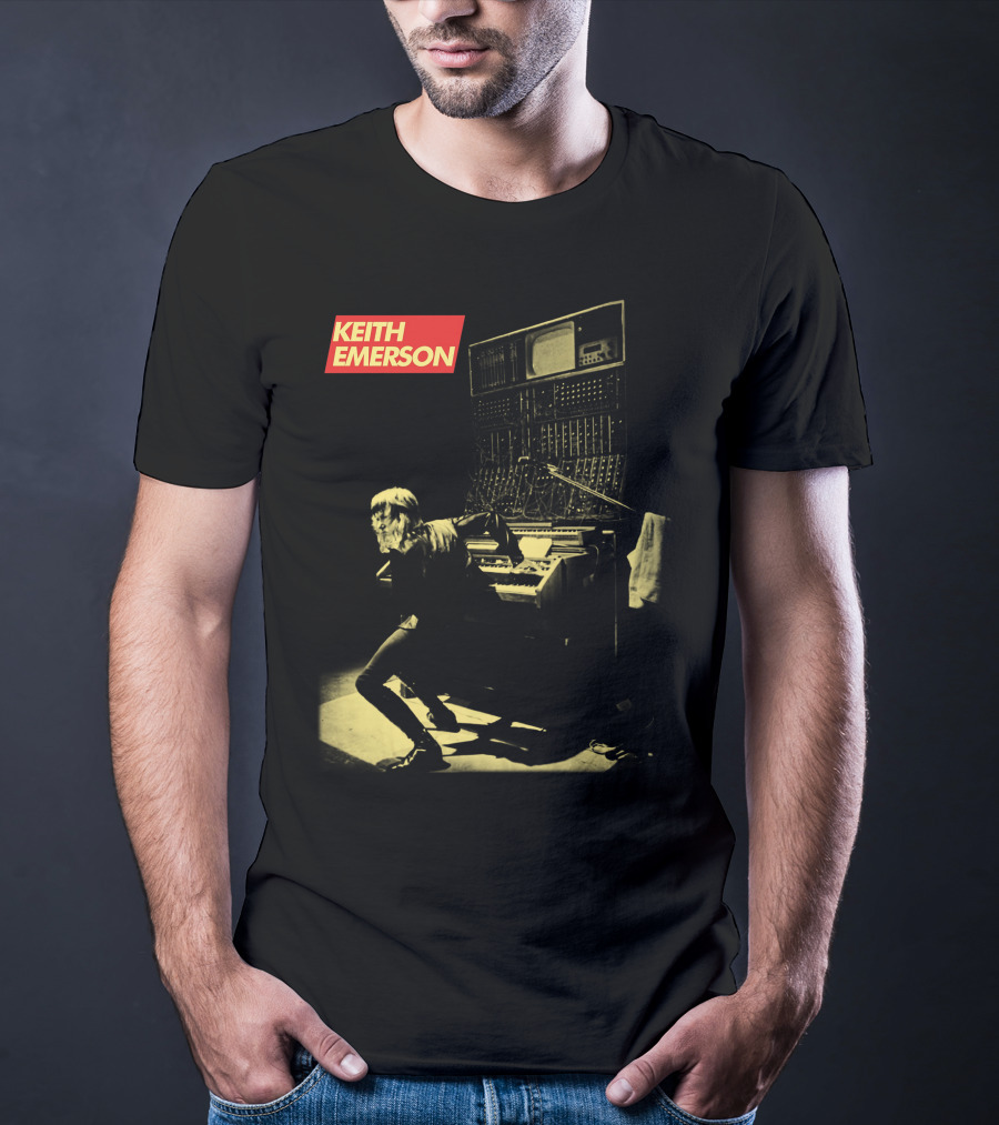 Keith Emerson Vintage Synthesizer Performance T-Shirt
