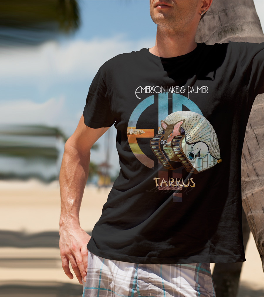 Emerson Lake And Palmer Tarkus Armadillo Tank T-Shirt