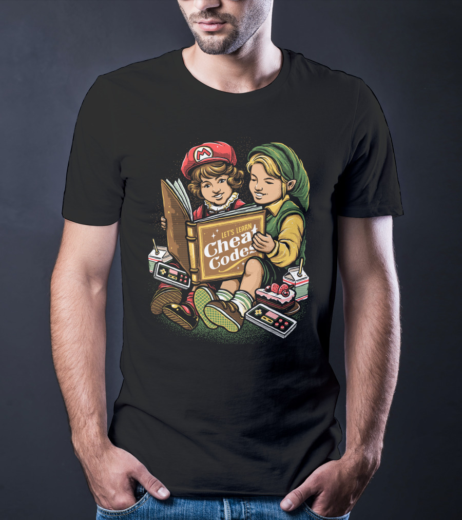 Let's Learn Cheat Codes With Classic Gaming Duo T-Shirt