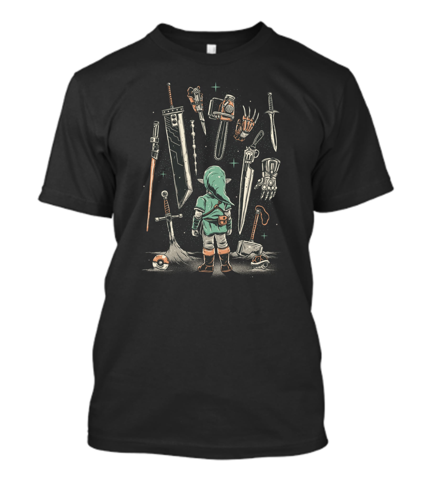 Choose Your Destiny Hero Quest Iconic Weapons Collection T-Shirt