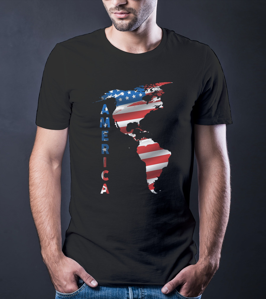 United States Of America Map T-Shirt