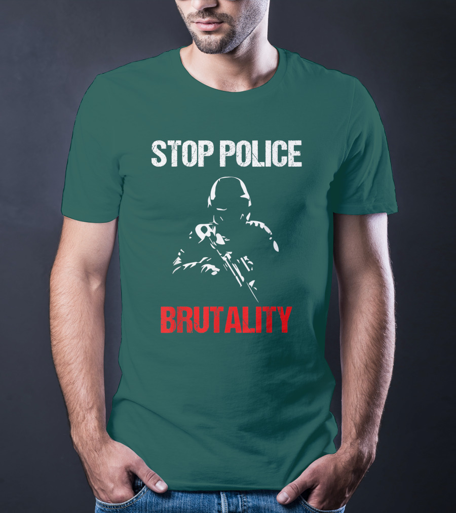 STOP POLICE BRUTALITY Violence Cop T-Shirt