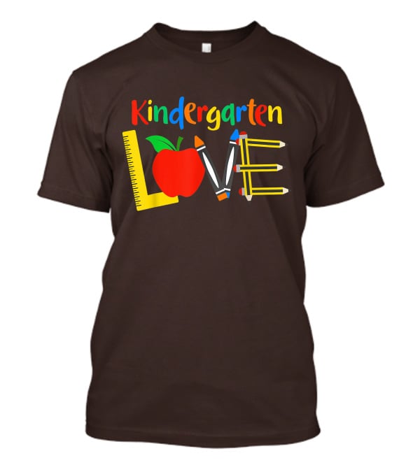 Kindergarten Love Teacher Student Classroom Tools T-Shirt