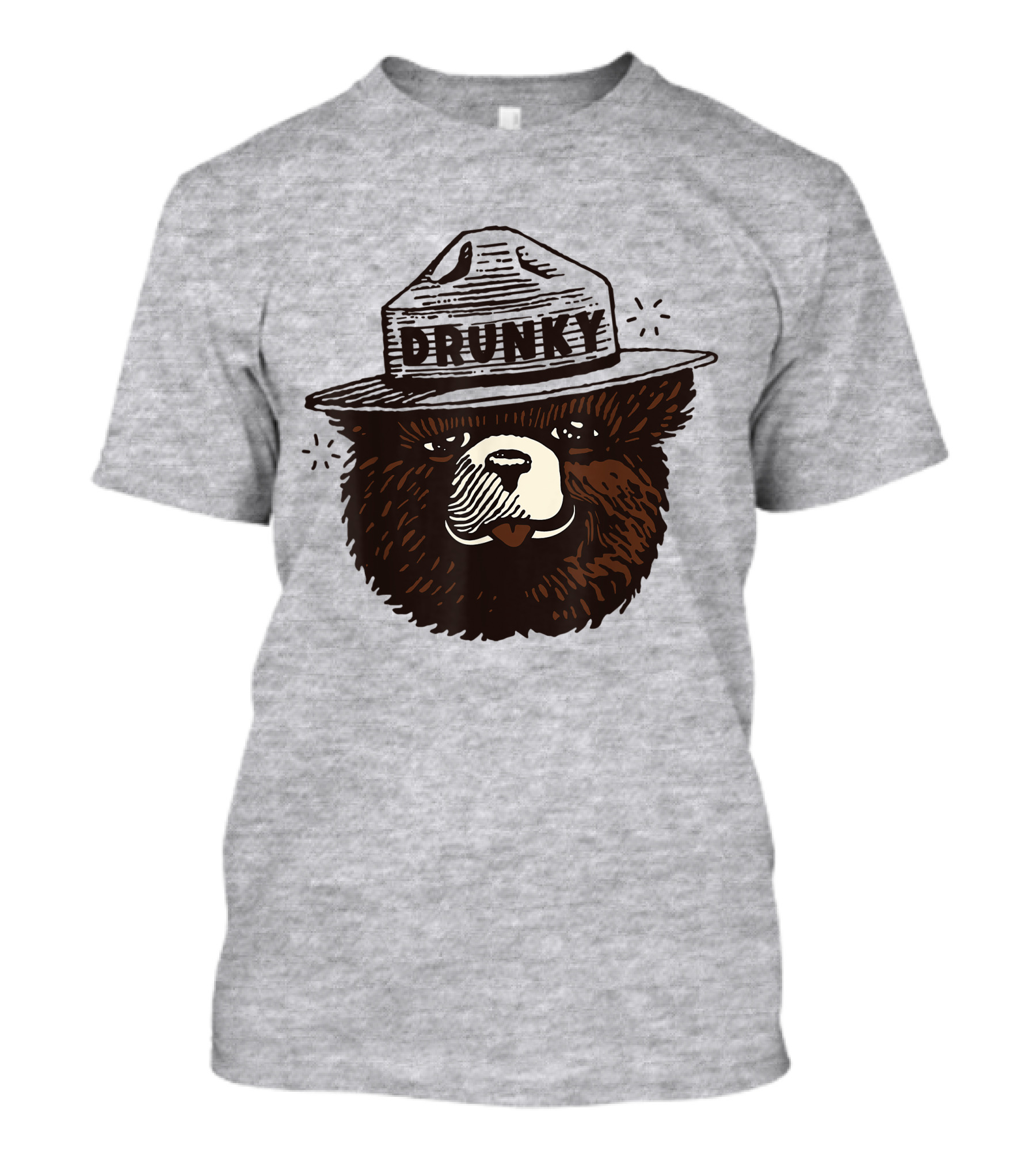 Drunky The Bear With Hat T-Shirt