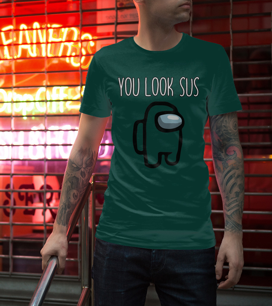 You Look Sus Among Game Us Gamer T-Shirt