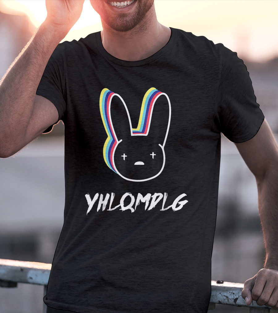 YHLOMDLG Bad Trap Bunny Lighting Eyes T-Shirt