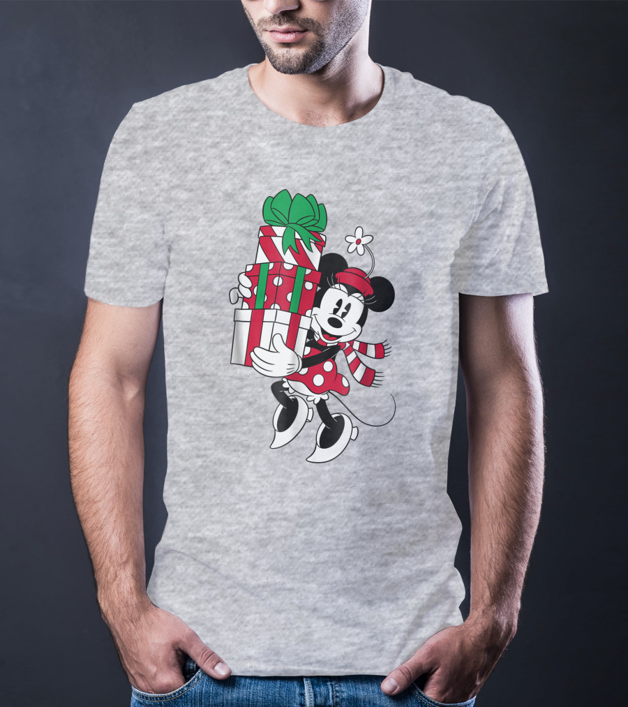 Disney Minnie Mouse Christmas Presents T-Shirt