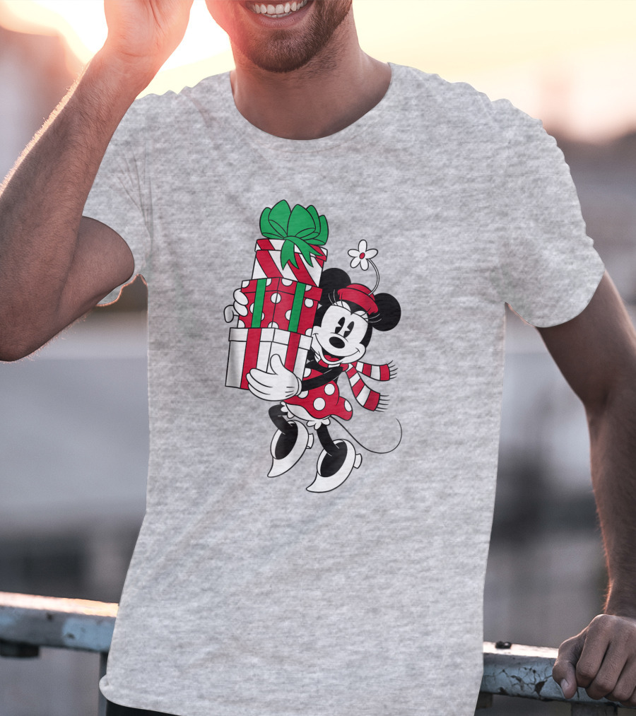 Disney Minnie Mouse Christmas Presents T-Shirt