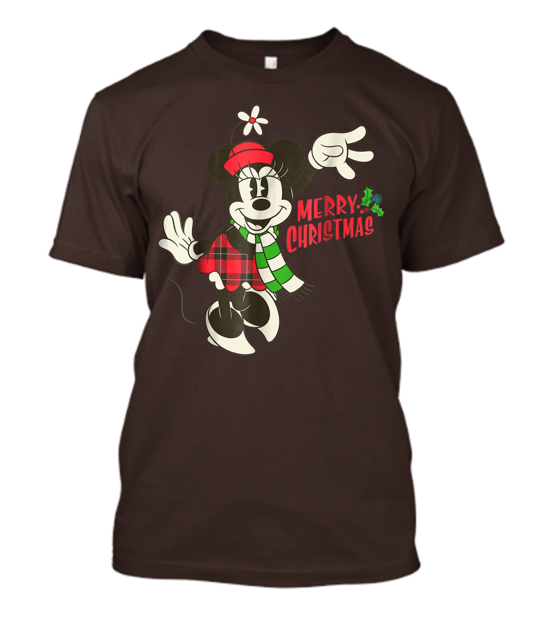 Merry Christmas Disney Vintage Minnie Mouse T-Shirt
