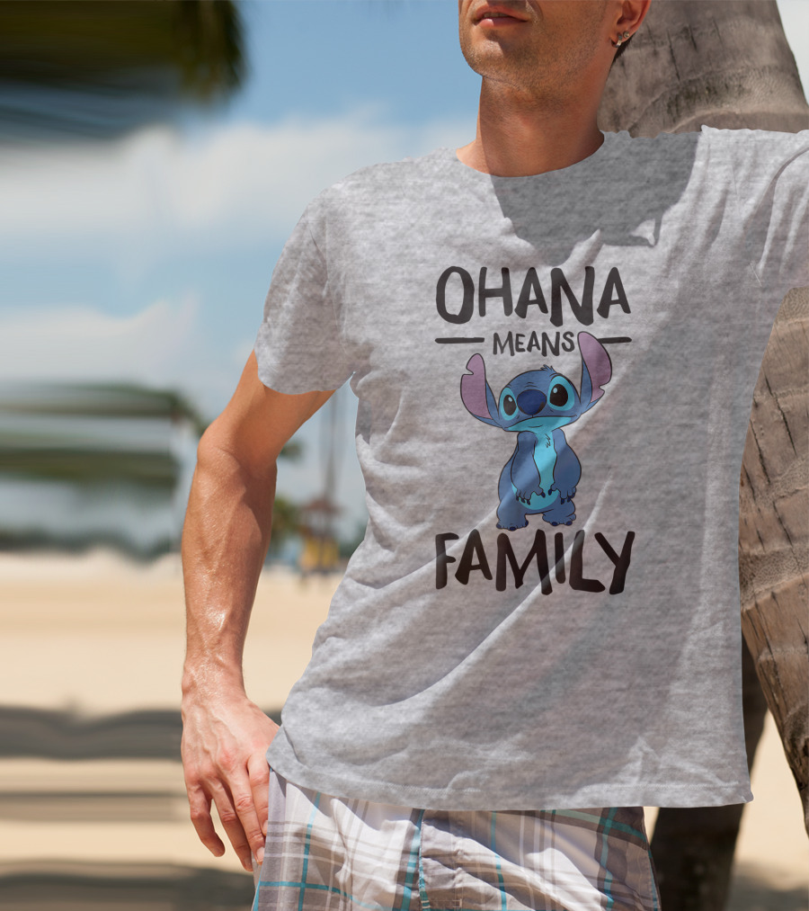Ohana Means Family Stitch Disney T-Shirt
