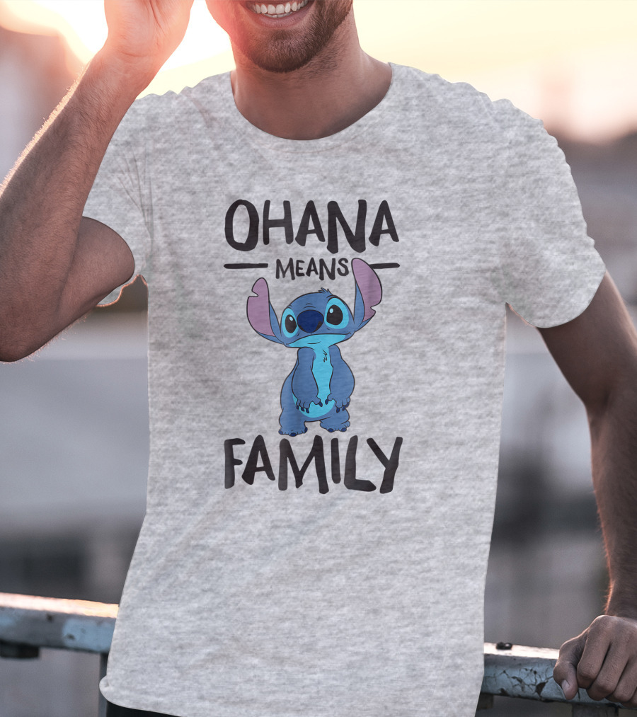 Ohana Means Family Stitch Disney T-Shirt