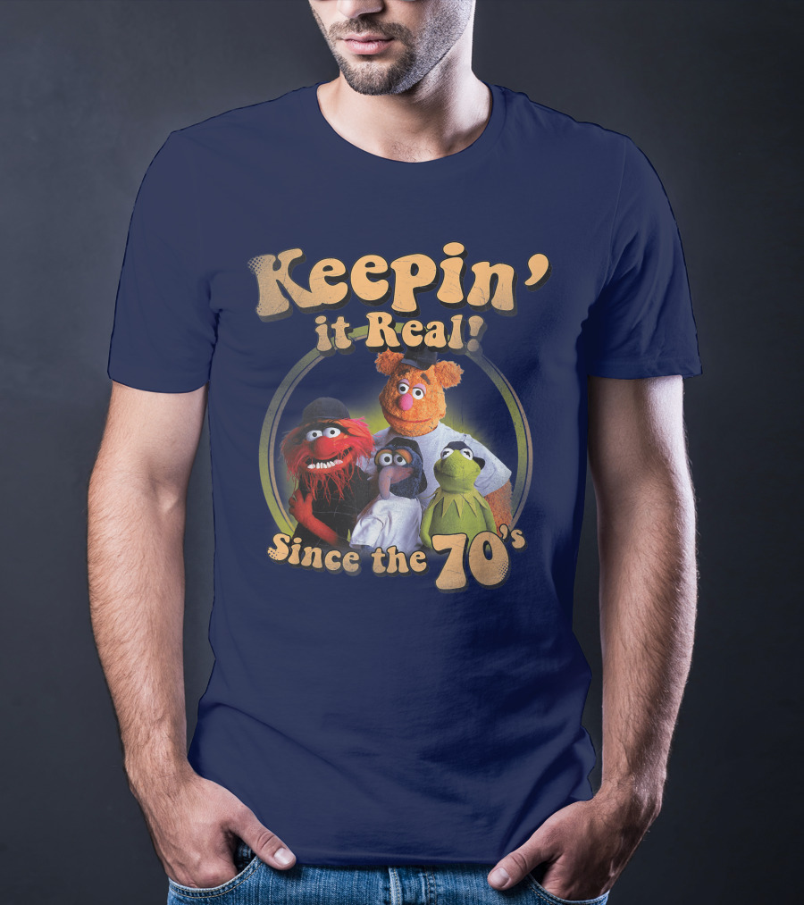 Keepin It Real Muppets Since The 70s Funny Cartoon T-Shirt