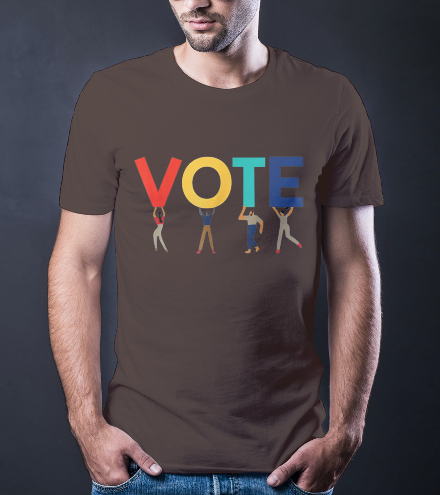 VOTE Patriotic United Colors Representation T-Shirt