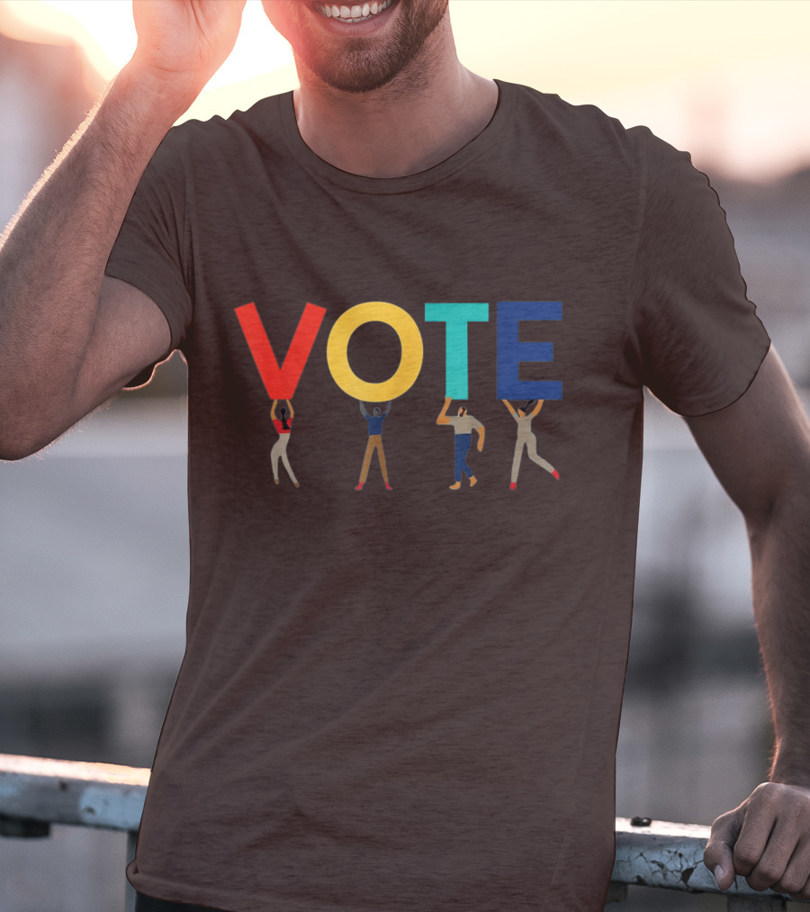 VOTE Patriotic United Colors Representation T-Shirt