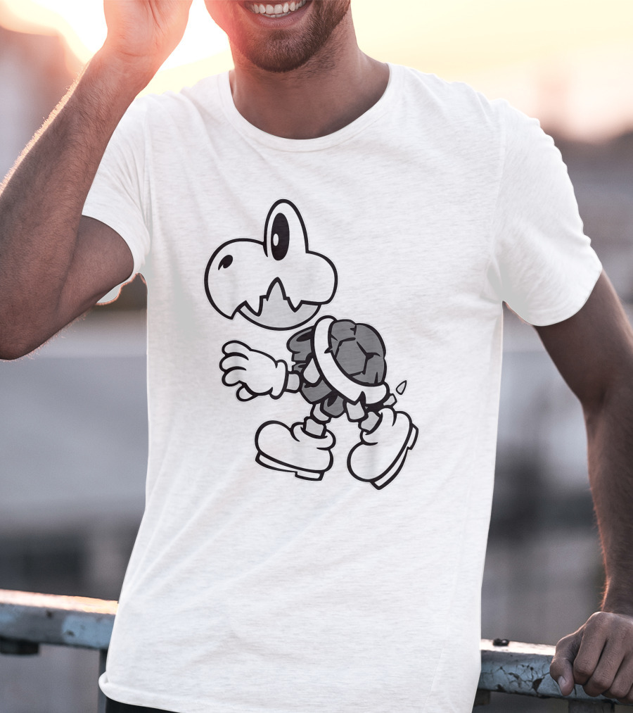 Super Mario Dry Bones Iconic Skeleton Character T-Shirt