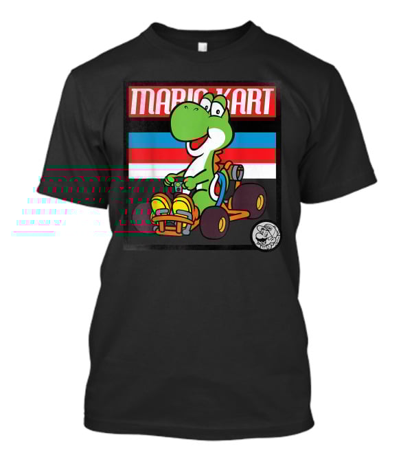 Mario Kart Yoshi Old School Retro 90s T-Shirt