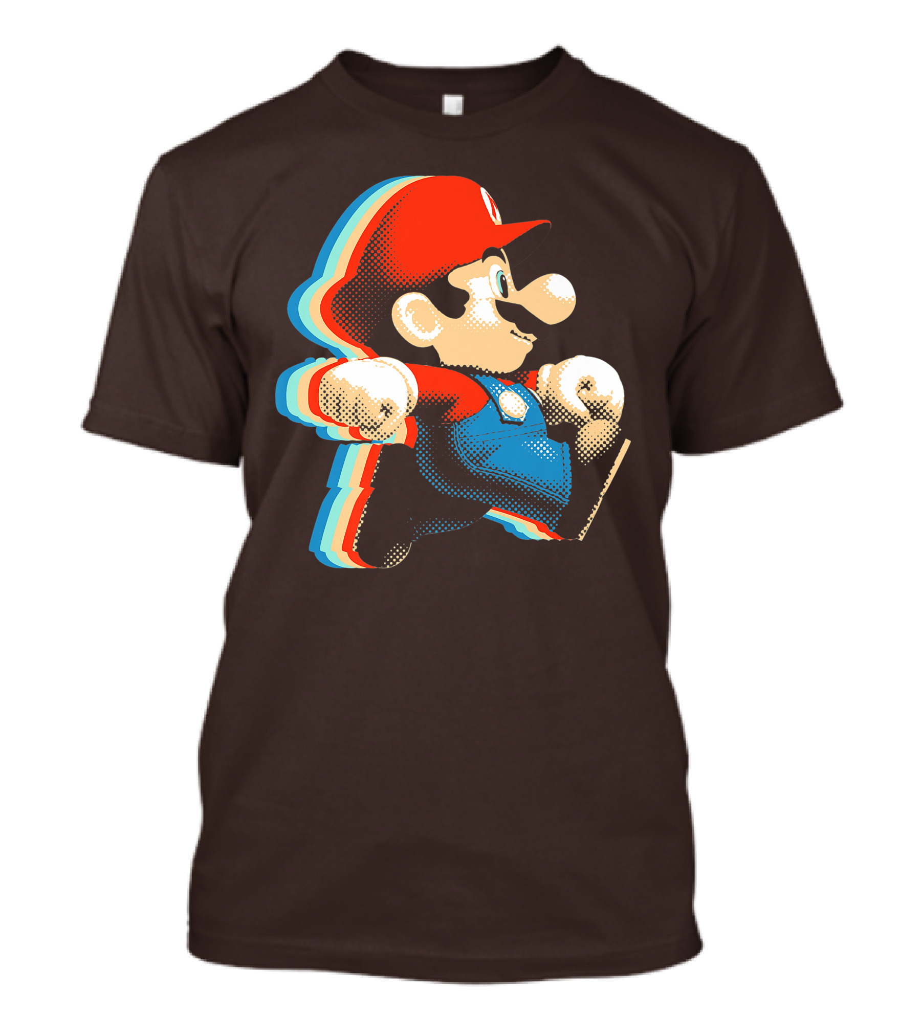 Funny Super Mario Comic Style Mario Run Premium Holidays Retro Gaming T-Shirt