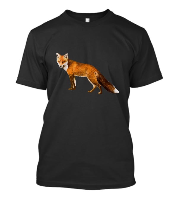 Wild Fantastic Fox Realistic Wildlife Forest Creature T-Shirt