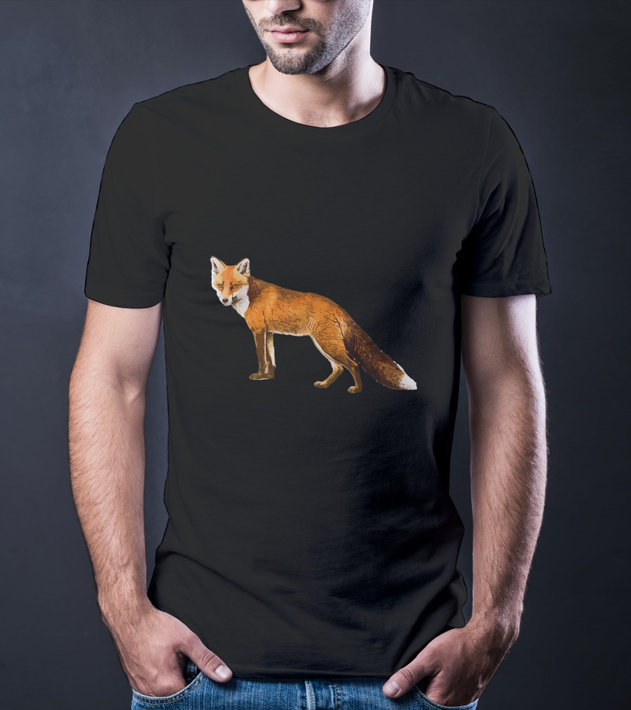 Wild Fantastic Fox Realistic Wildlife Forest Creature T-Shirt