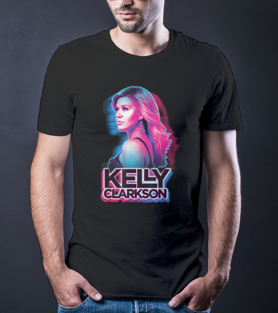 KELLY CLARKSON Retro Neon T-Shirt