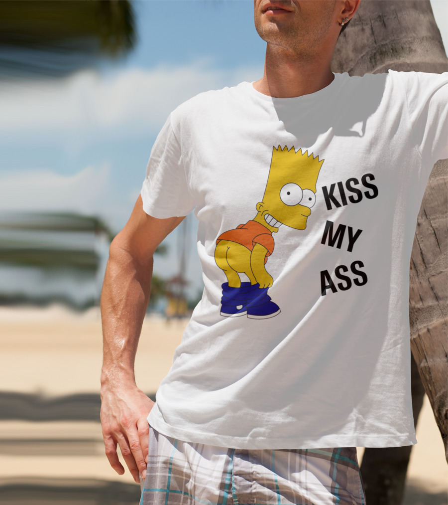 Bart Simpson Kiss My Ass T-Shirt
