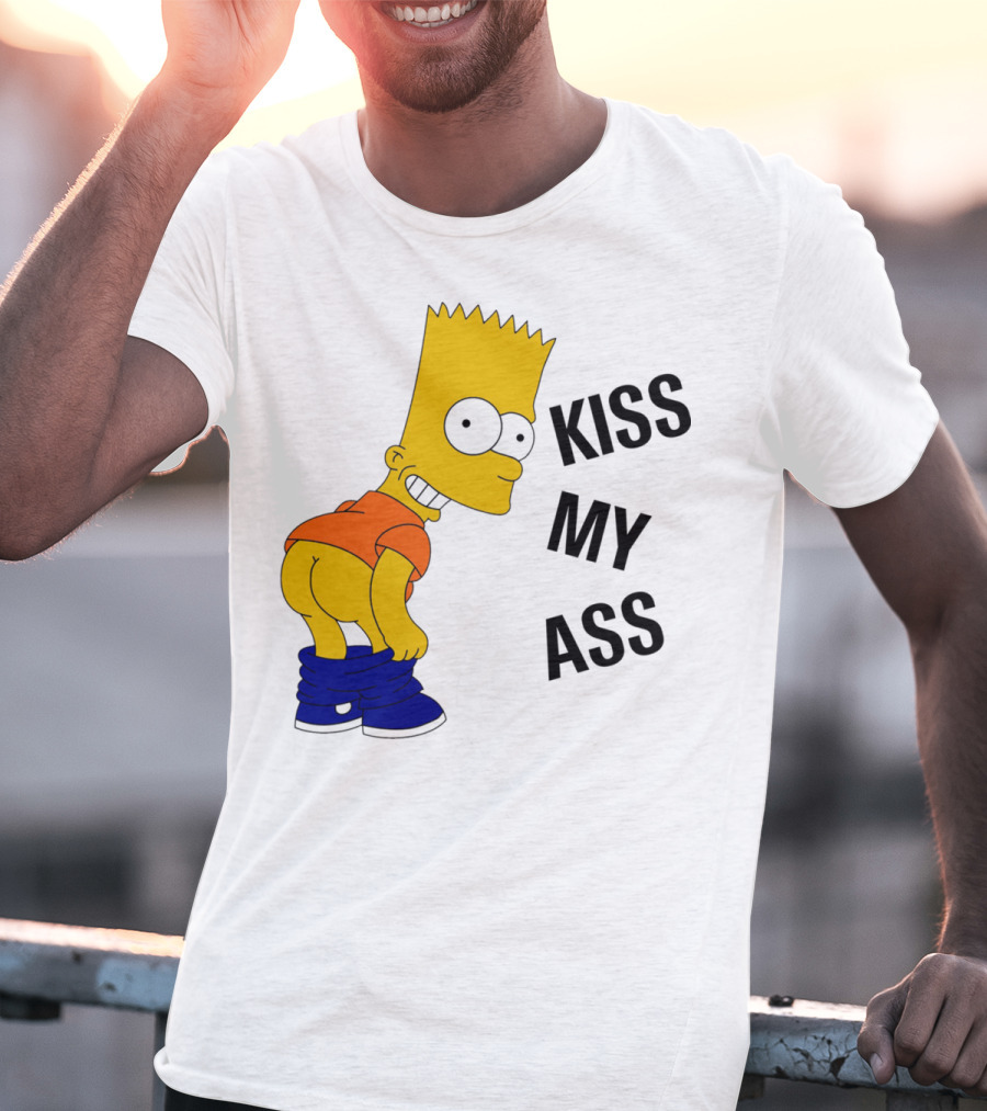 Bart Simpson Kiss My Ass T-Shirt