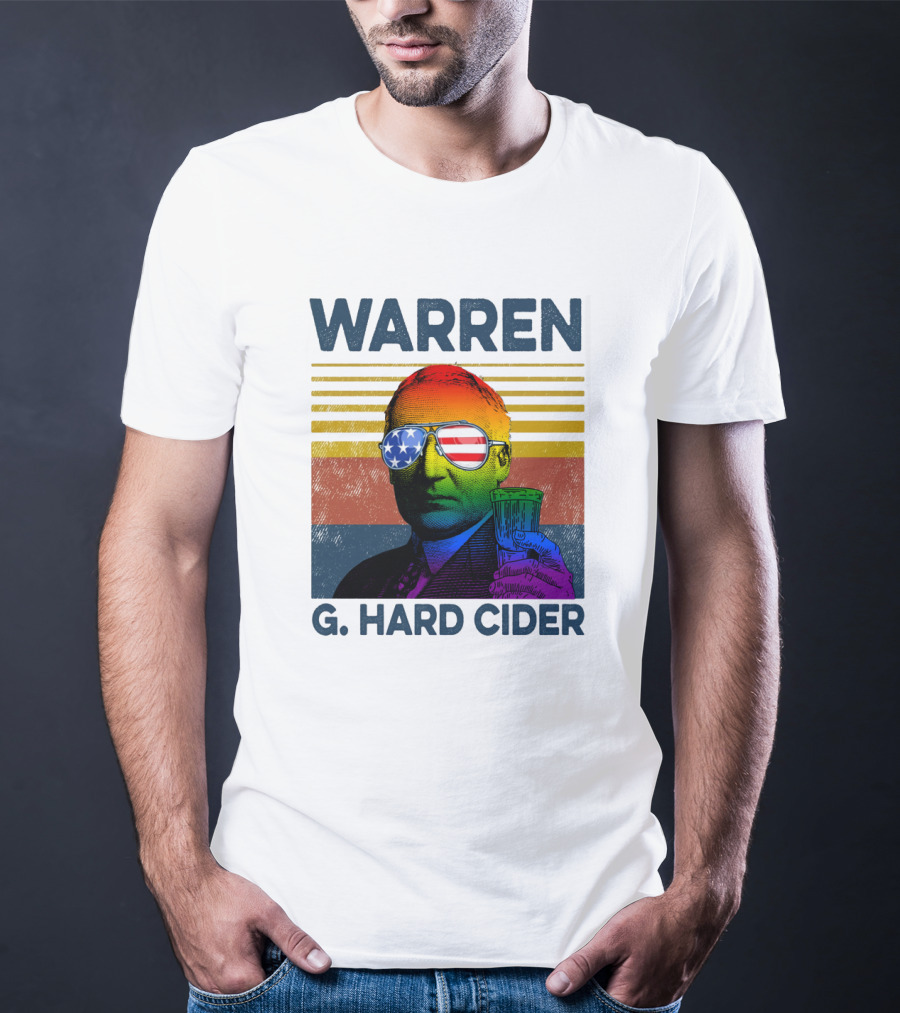 Warren G. Hard Cider Patriotic Sunglasses And Colorful Portrait T-Shirt