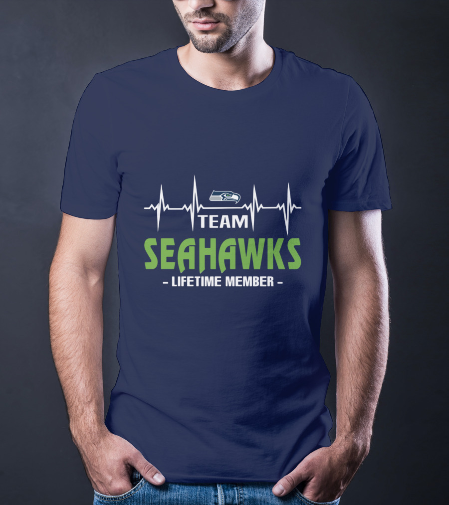 Team Seahawks Lifetime Member T-Shirt