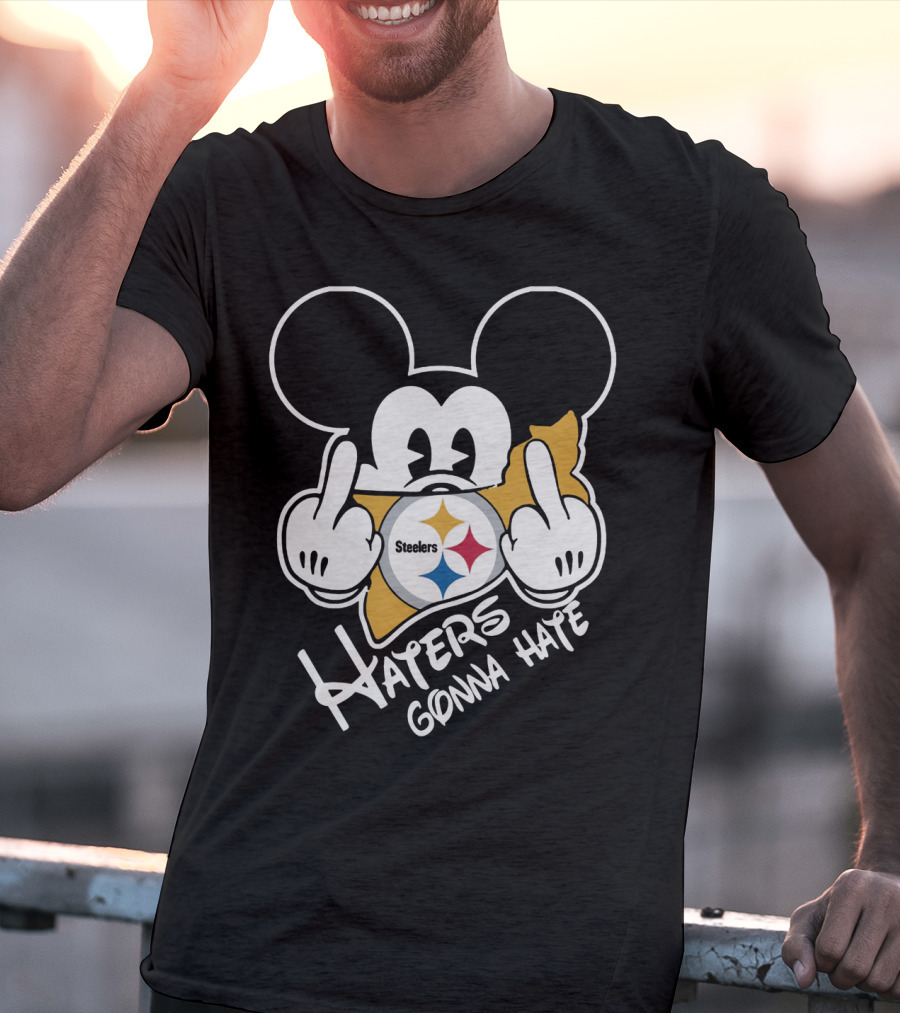 Steelers Haters Gonna Hate Mickey Style T-Shirt