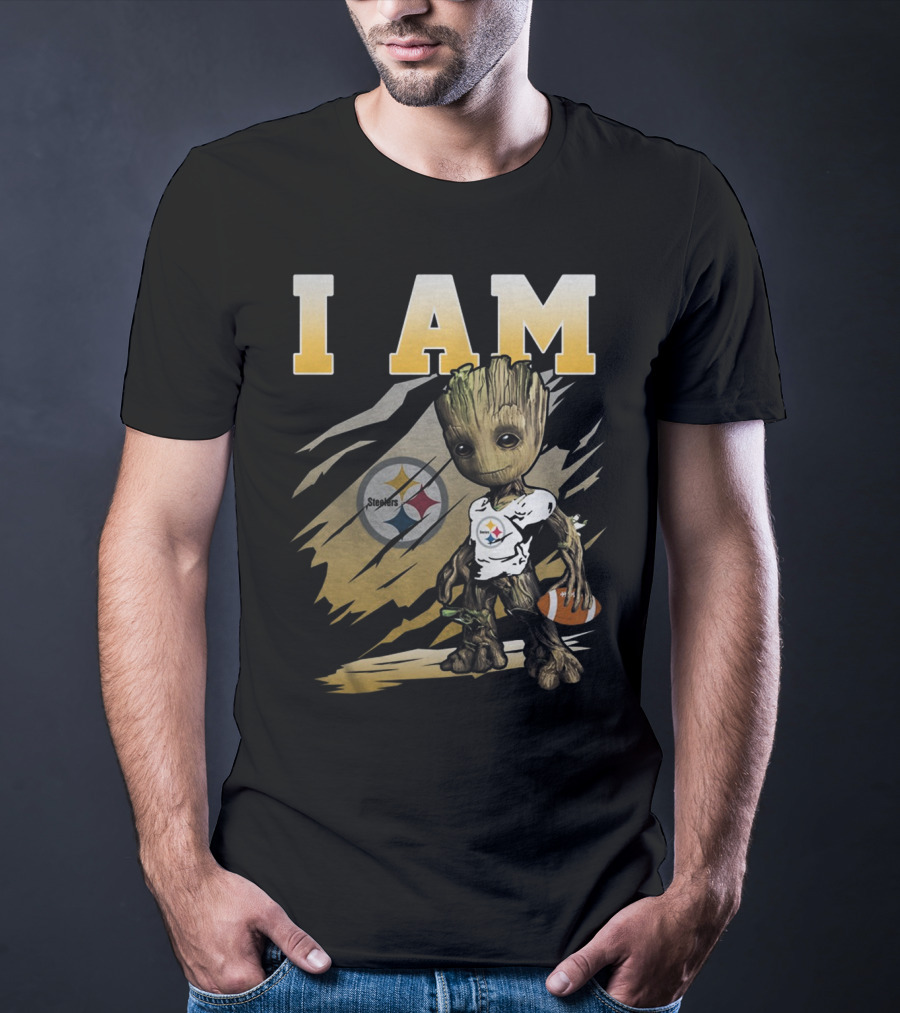 I Am Pittsburgh Steelers Groot Football T-Shirt