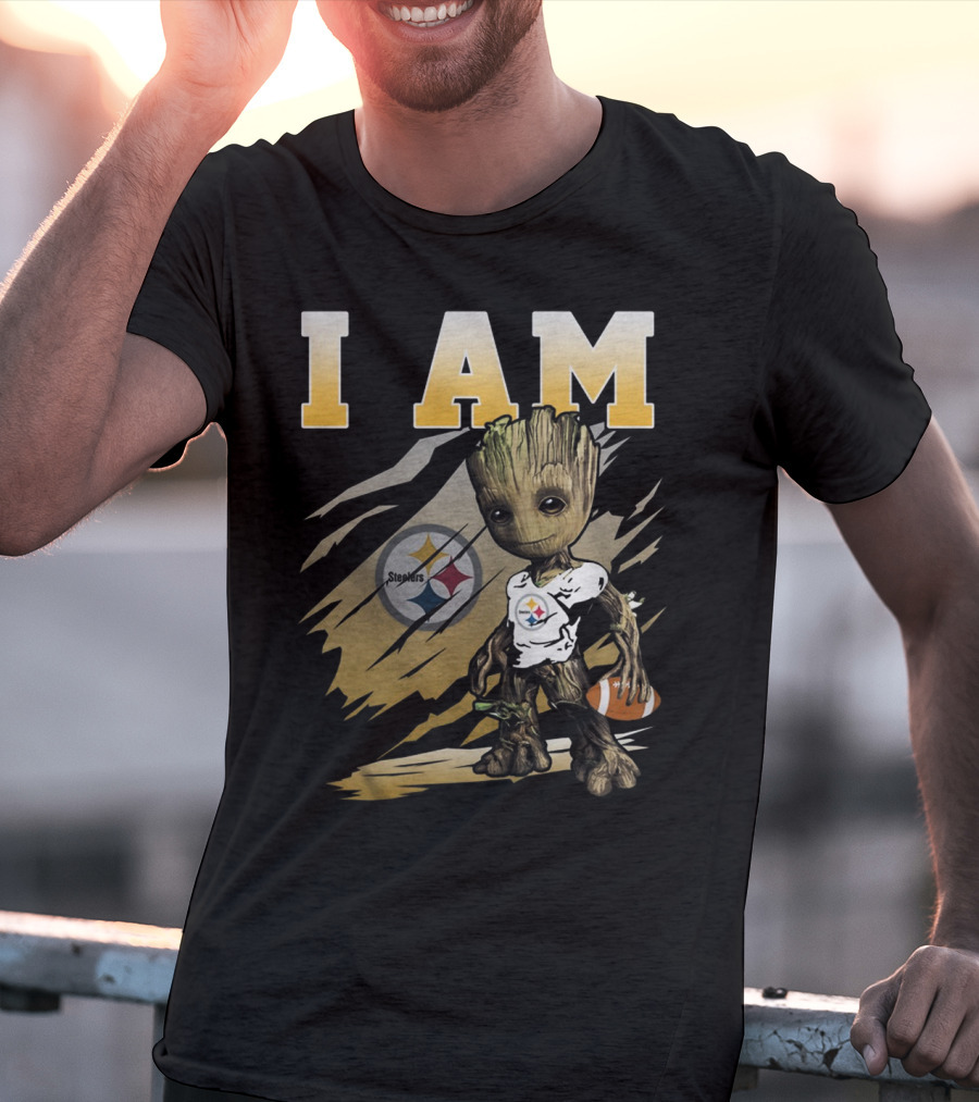 I Am Pittsburgh Steelers Groot Football T-Shirt