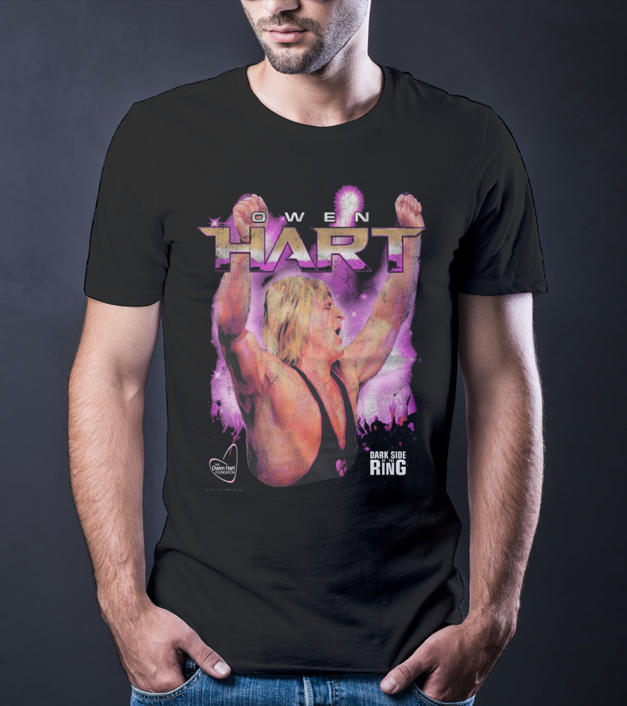 Owen Hart Dark Side Of The Ring Victory Pose T-Shirt