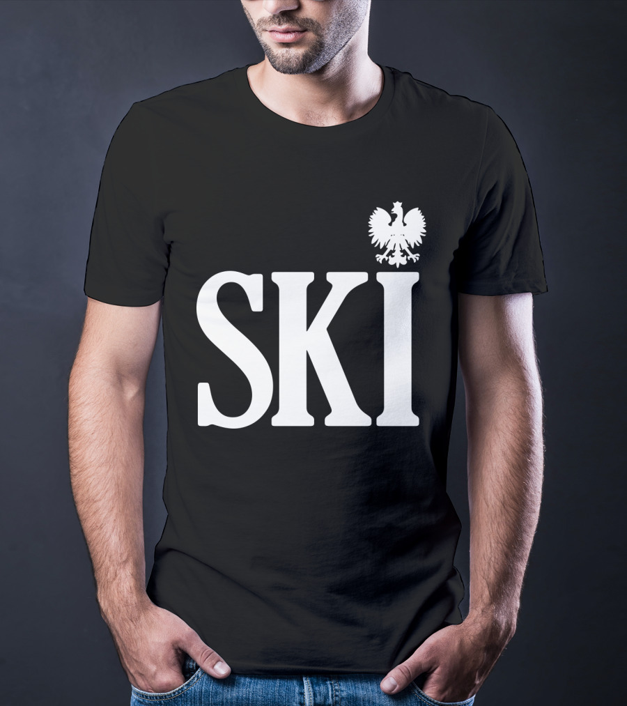 SKI Polish White Eagle T-Shirt