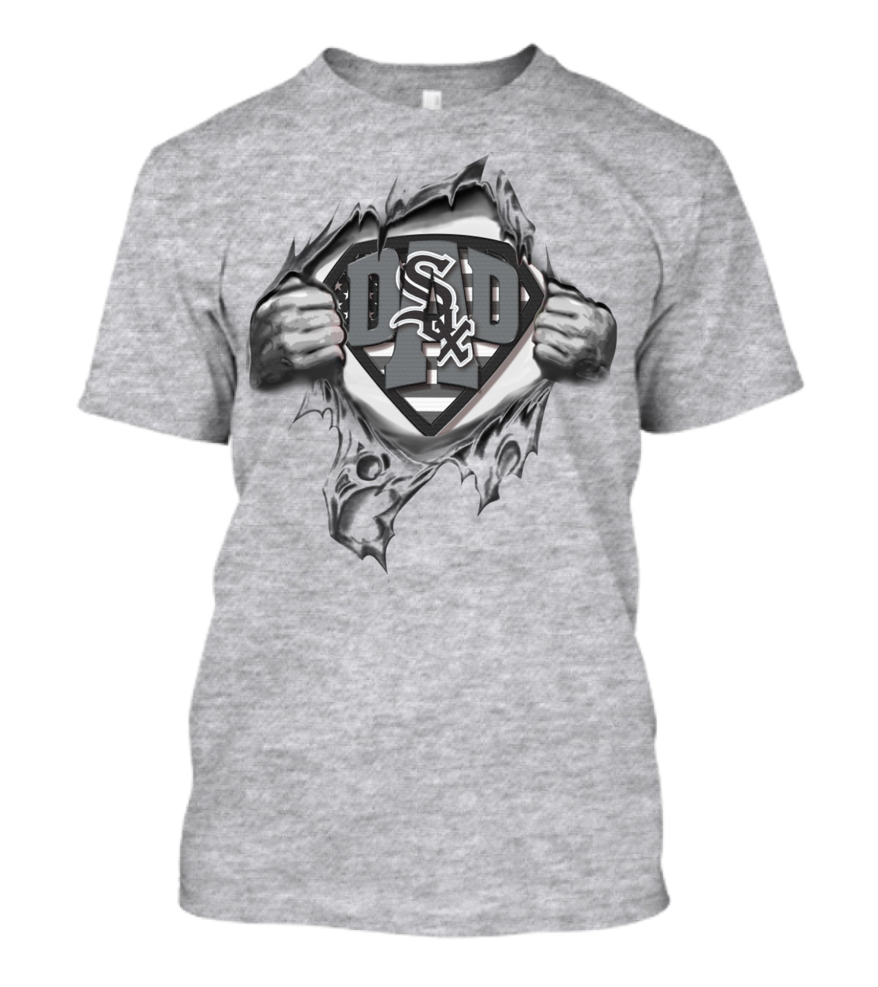 SUPERDAD Chicago White Sox Logo Superman T-Shirt