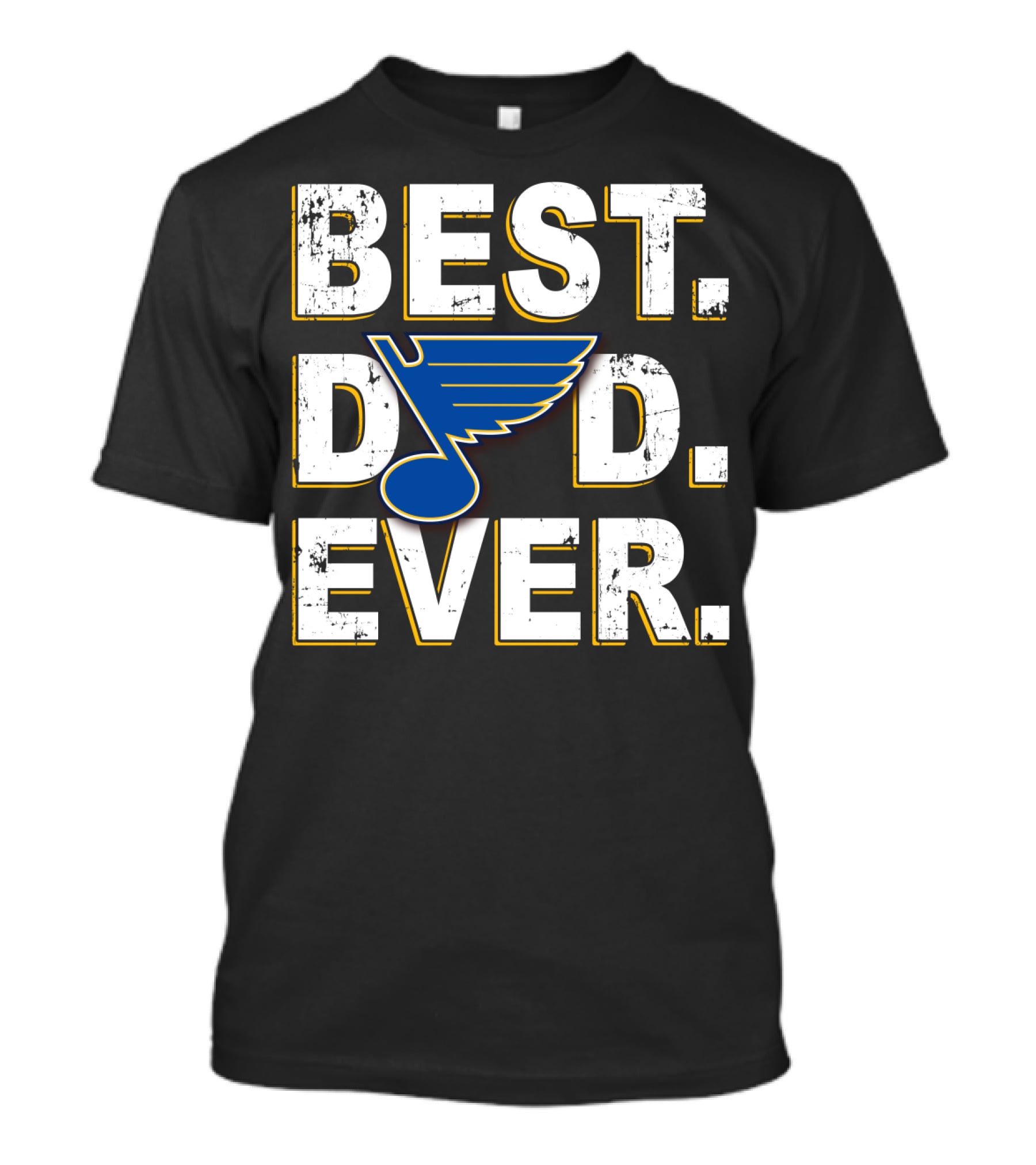 Best Dad Ever St. Louis Blues Fan T-Shirt