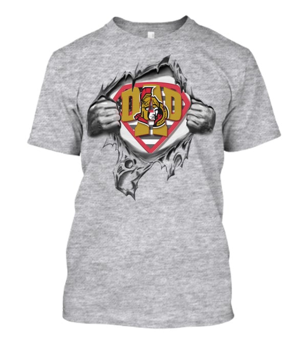 SUPERDAD Ottawa Senators Hockey Logo Emblem T-Shirt